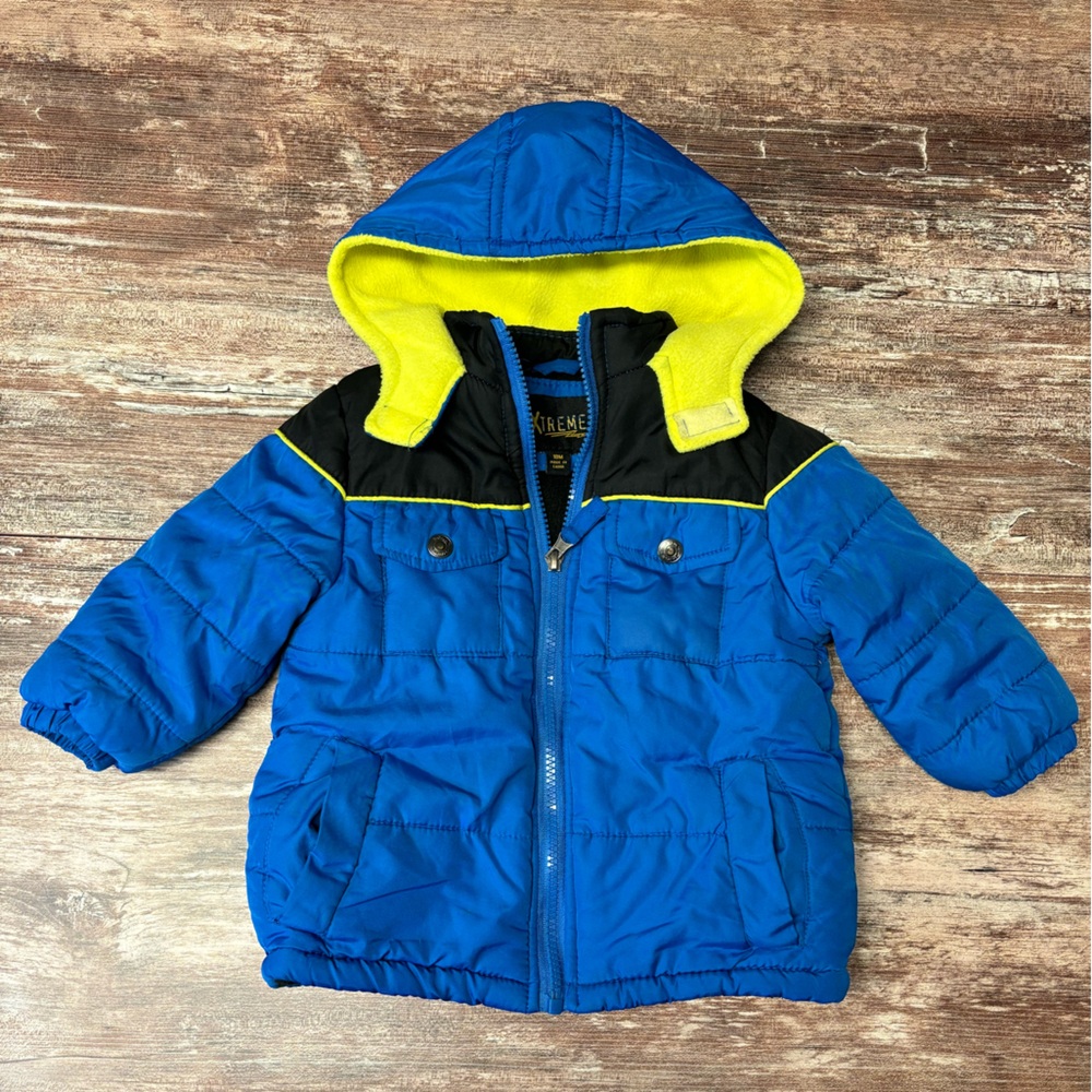 iXtreme Boys Puffer Coat Jacket Winter Warm, 18 Months